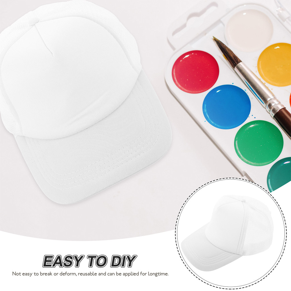 5Pcs Blank Baseball Hat Mesh D - огляд і ціна Hat Sublimation Blank