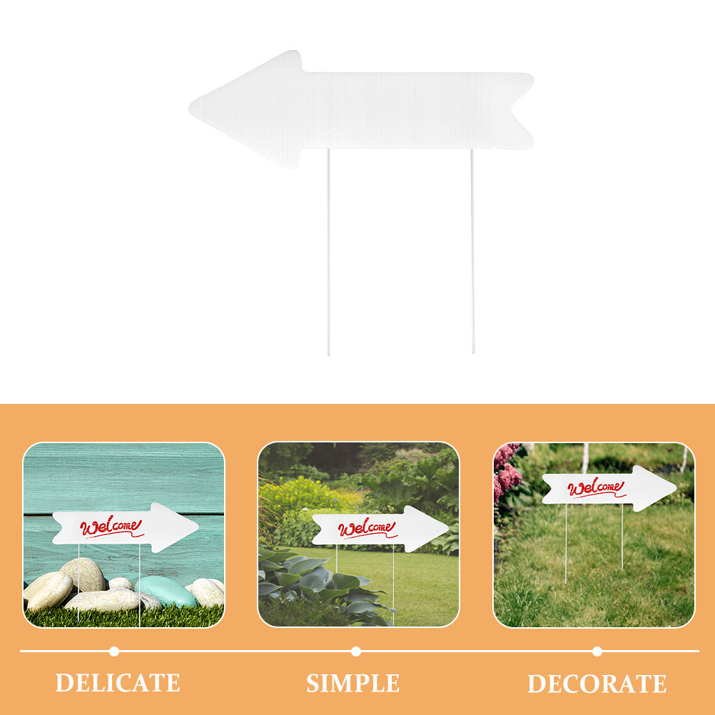 2Pcs Blank Yard Sign Corrugate - огляд і ціна Yard Sign Blank